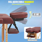 Massage Table Massage Bed Spa Bed 73  Long Portable 2 Folding W  Carry Case