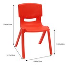 6pcs Stackable School Chairs  Kids Plastic Stack Chairs  6 Pcs Classroom Chairs