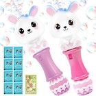 2 Pack Bubble Wands For Kids  11 2 Inch Automatic Bubble Blower With Light Fo   