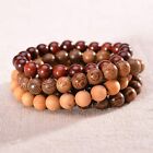Natural Sandalwood Beaded Men Women Tibetan Mala Prayer Meditation Yoga Bracelet