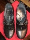 Dansko Nursing Clog Shoe Slip On Leather 38 8 Black Comfort
