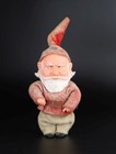 Rubber Figurine Toy Dwarf Gnome Vintage