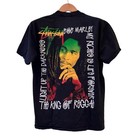 Bob Marley The King Of Reggae Rasta Vintage Reprint Single Stitch Shirt Sz Large