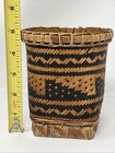 Tiruray Double Weave 5    Basket Palawan Boho Philippines Tribal Art Vtg
