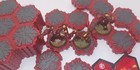 Heroscape Volcarren Wasteland Terrain  3 Obsidian Guards  Card  No Manual