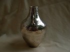 Antique vintage Hammered Solid Silver Vase hallmarked  