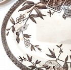 Antique Wedgwood Platter plate 1800 s Louise Pattern Ivory brown  Beautiful