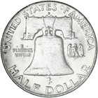 1961 D Franklin Half Dollar Extra Fine 90  Silver