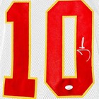 Tyreek Hill Autographed Kansas City Custom Football Jersey   jsa 