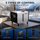 Diesel Air Heater 8kw 12v 24v 110v Bluetooth Lcd Remote For Indoor Truck Boat Rv