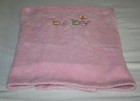 Pink Baby Girls Blanket Plush Butterfly Flowers Owen B A B Y Soft Security 40 