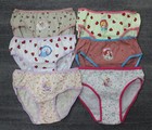 Teenager Girl Briefs Underwear 6 Pack Panties Ariel Snow White 13-14 Years
