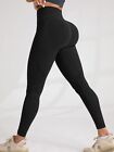 Womens Soft Stretch Cotton High Waisted Leggings Long Workout Yoga Pant Fitness