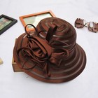 Organza Bridal Fascinator Tea Party Hat Women s Kentucky Derby Church Sun-hats