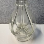 Vintage France Four 4 Chamber Divided Clear Glass Liquor Decanter Bottle Whisky