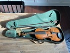 Vintage 3 4 Violin Copy Of Antonius Stradivarius Made In Czechoslovakia W  Bow
