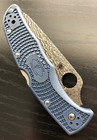 Spyderco Endura Holy Grail  001 Collector Club Damascus Knife Joy C10fpnbd Rare