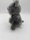 Feisty Pets Goat Plush Stuffed Animal Toy Small Gray White Blue Eyes Cute