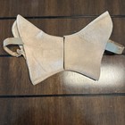 Antique Vintage Spats Shoe Covers 4 Button Up Wool Buckle Bottom Leather Strap