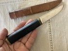 Vintage Hackman Tapio Wirkkala Finland Fixed Blade Puukko Knife Sheath Well Used