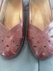 Vintage Leather Shoe Red Size 6
