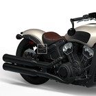 For Indian Scout Bobber   Abs 2017-2025 4  Shock Slider Crash Bar Smooth Style