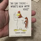 1960s Post Card Cereal Warner Bros  Looney Tunes Porky Yosemite Sam Pepe Foghorn