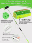 5-sided Car Wash Brush With Extendable Handle For Cars  Trucks  Boats   More