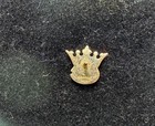 Vintage Crown Zellerbach Five Year Service Pin - Granat - 10k Yellow Gold   