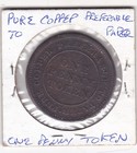 1813 Canada Nova Scotia 1 One Penny Trade   Navigation Commerce Seated Coin
