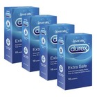 Durex Extra Safe Strong Thicker Extra Lubricated Condoms - Box Of 10 Pcs
