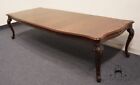 Henredon Furniture Traditional Chippendale Style Banded Mahogany 122  Dining    