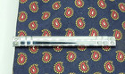 Long Silver Tone Tie Clip Clasp Bar Two Crystals On Each End Professional Style