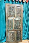 Maximalist Farmhouse Vintage Carved Door Bohemian Sliding Barn Door