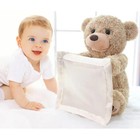Peek-a-boo Teddy Bear Plush  Animated Stuffed Animal For Babies New  12 Inches 