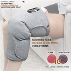 Calming Heat Knee Wrap By Sharper Image Personal Electric Heating Pad With Co   
