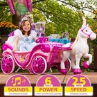 Disney Princess Royal Horse And Carriage Battery Powered 6 Volt Kids Ride-on Toy