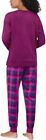 Nautica Women s 2 Piece Fleece Pajama Sleepwear Set  Xl