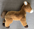Fao Schwarz Brown Horse Plush Stuffed Animal 13    Realistic Pony Toy Soft