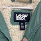 Land s End Kids Expedition Waterproof Down Parka  grow-a-longs  Aqua Sz Xl 14-16