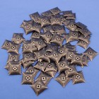 100pcs Square Bronze Antique Upholstery Nails Tack Studs Furniture Decorative Us
