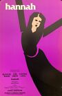 Hannah Vintage Original Window Card Poster 1983 Harold Clurman Theatre