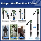 Fotopro X-go Carbon E2 Video   Fluid Head Travel Compact Tripod For Camera  gr 