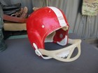 Vintage 60s 70s Wilson Red Youth Football Helmet