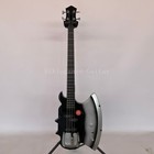 4 Strings Black Axe Solid Electric Bass Guitar Stainless Rounded Fret Edge