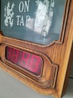 Htf Vintage 1981 Adolf Coors Light Beer Lighted Bar Sign   Digital Clock Working