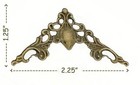 30 Pcs Metal Decorative Corner Embellishments - Bronze