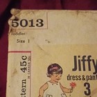 Simplicity 5013 Toddler Girl Dress   Panties Sewing Pattern Vintage Original