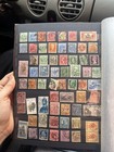 Vintage World Stamp Album     European   American Stamps Collection Lot 1150 Stp
