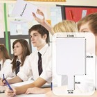 Seajan 200 Pcs Dry Erase Answer Paddles Classroom Rectangle 11 X 6 Inch